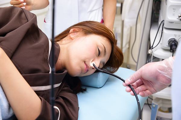 嘔吐反射がない「経鼻内視鏡検査」